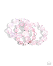 Load image into Gallery viewer, Cubed Cameo and Glittery Gala- Pink
