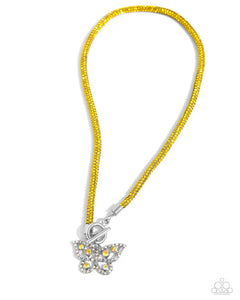 On SHIMMERING Wings and Aerial Appeal  - Yellow