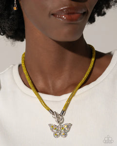 On SHIMMERING Wings and Aerial Appeal  - Yellow