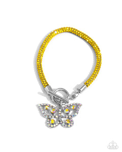 On SHIMMERING Wings and Aerial Appeal  - Yellow