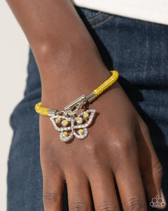 On SHIMMERING Wings and Aerial Appeal  - Yellow