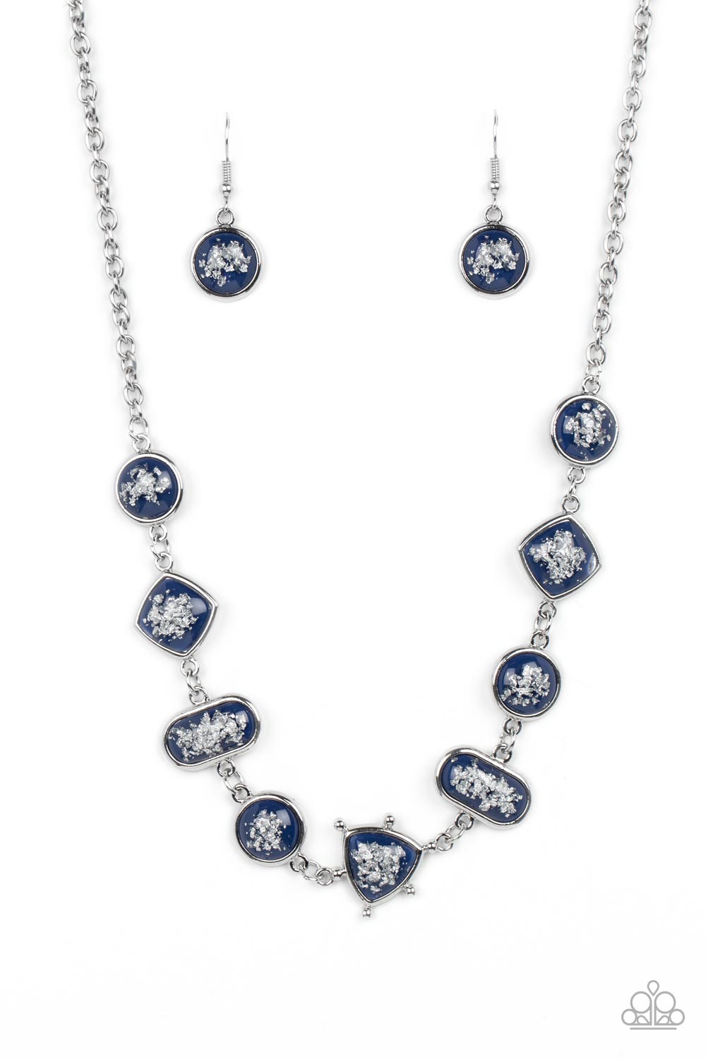 Fleek and Flecked and Speckled Shimmer- Blue