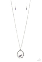 Load image into Gallery viewer, Dynamic Dragonfly - Purple Necklace
