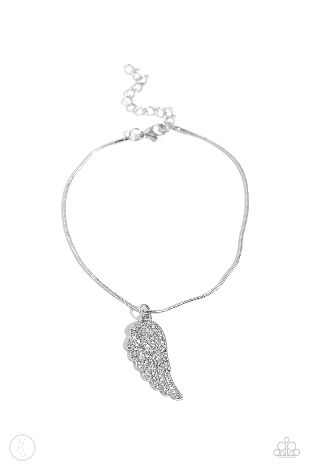 Angelic Accent - White - Anklet