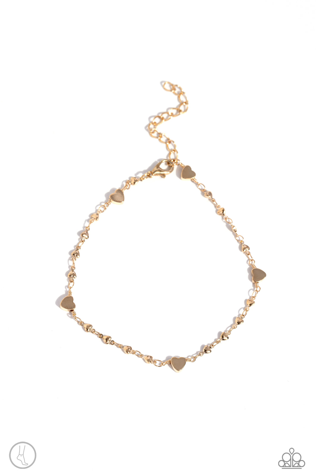 Highlighting My Heart - Gold -Anklet